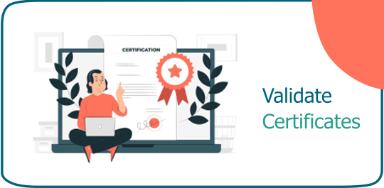 Certificate validation - Home